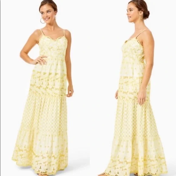 Lilly Pulitzer Maxi Dress, Tags removed, never worn other than try on - Picture 1 of 5